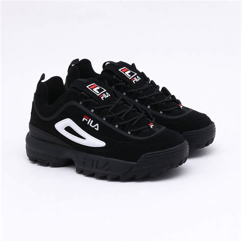 tenis fila disruptor preto sola bege é masculino|Tênis Disruptor Unissex Fila Preto .